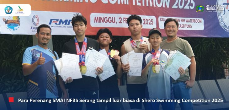 Luar Biasa, Para Perenang SMAI NFBS Serang Mendominasi Shero Swimming Competition 2025