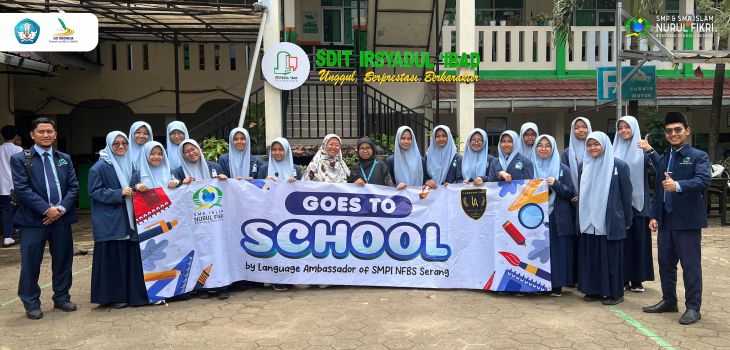 Santri SMP Islam NFBS Serang Terlatih Berbahasa Inggris dan Mengajar di Hadapan Siswa SD