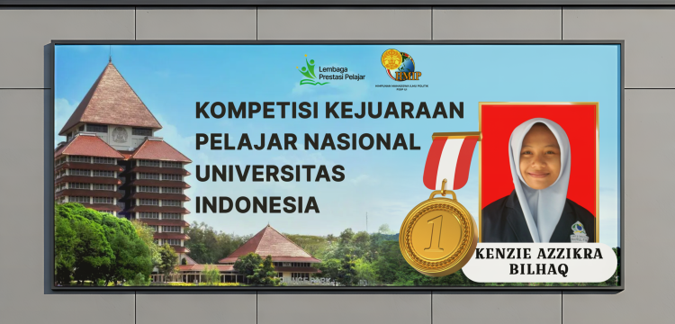 Kenzie Azzikra Bilhaq Raih Medali Emas di Kompetisi Kejuaraan Pelajar Nasional Universitas Indonesia
