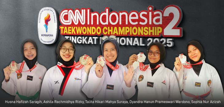 Bersaing dengan Atlet Terbaik Indonesia, Siswa NFBS Serang Raih Lima Medali Perak 